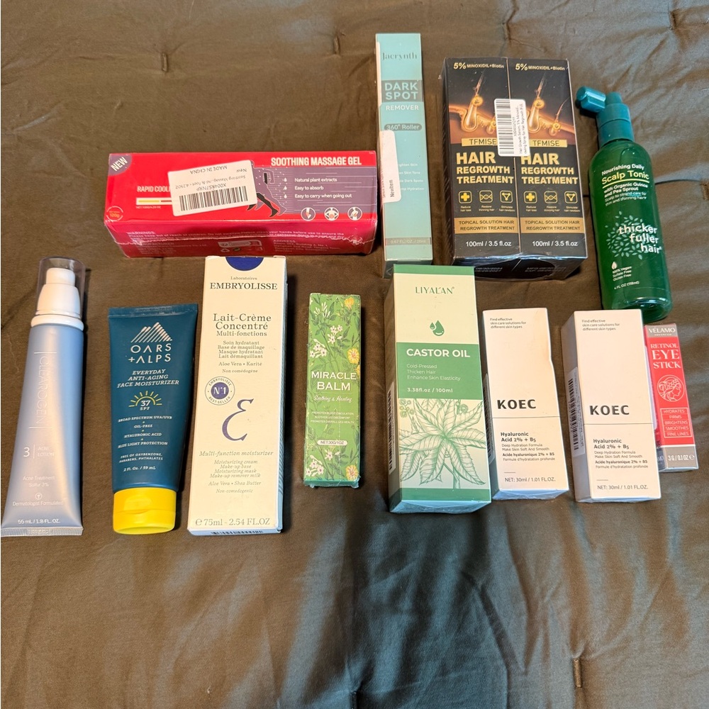 Skincare and Haircare Product Collection